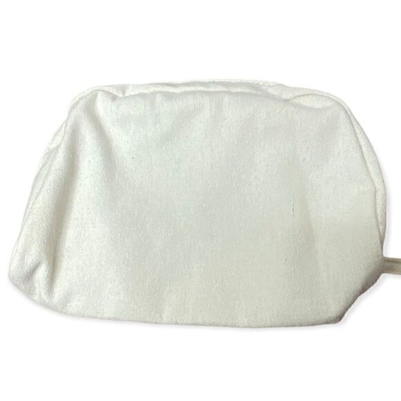 Origins cream canvas make up bag with zip closure small marks inside - Picture 4 of 6
